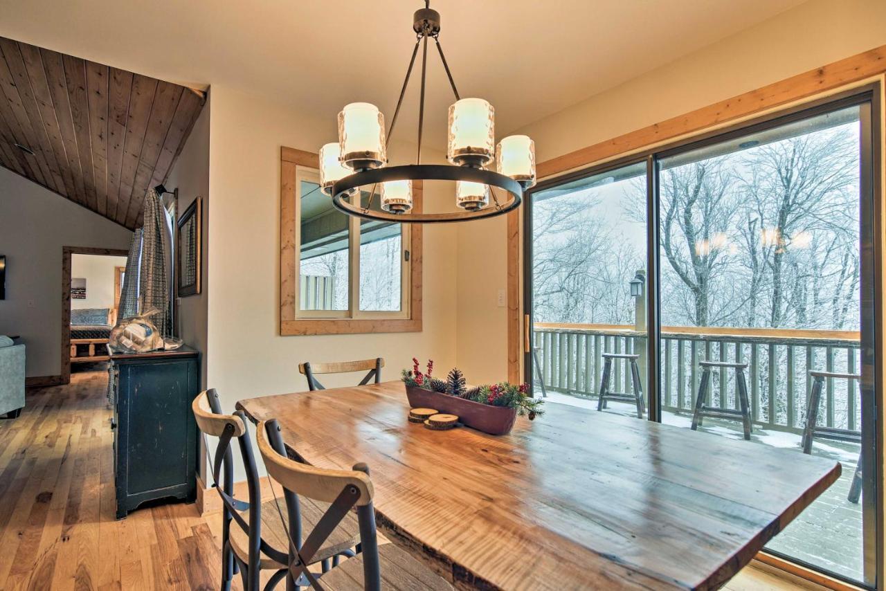 Cabin With Hot Tub And Mountain Views Less Than 5 Mi To Boone Блоуинг-Рок Экстерьер фото