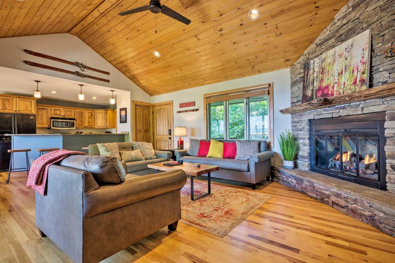 Cabin With Hot Tub And Mountain Views Less Than 5 Mi To Boone Блоуинг-Рок Экстерьер фото