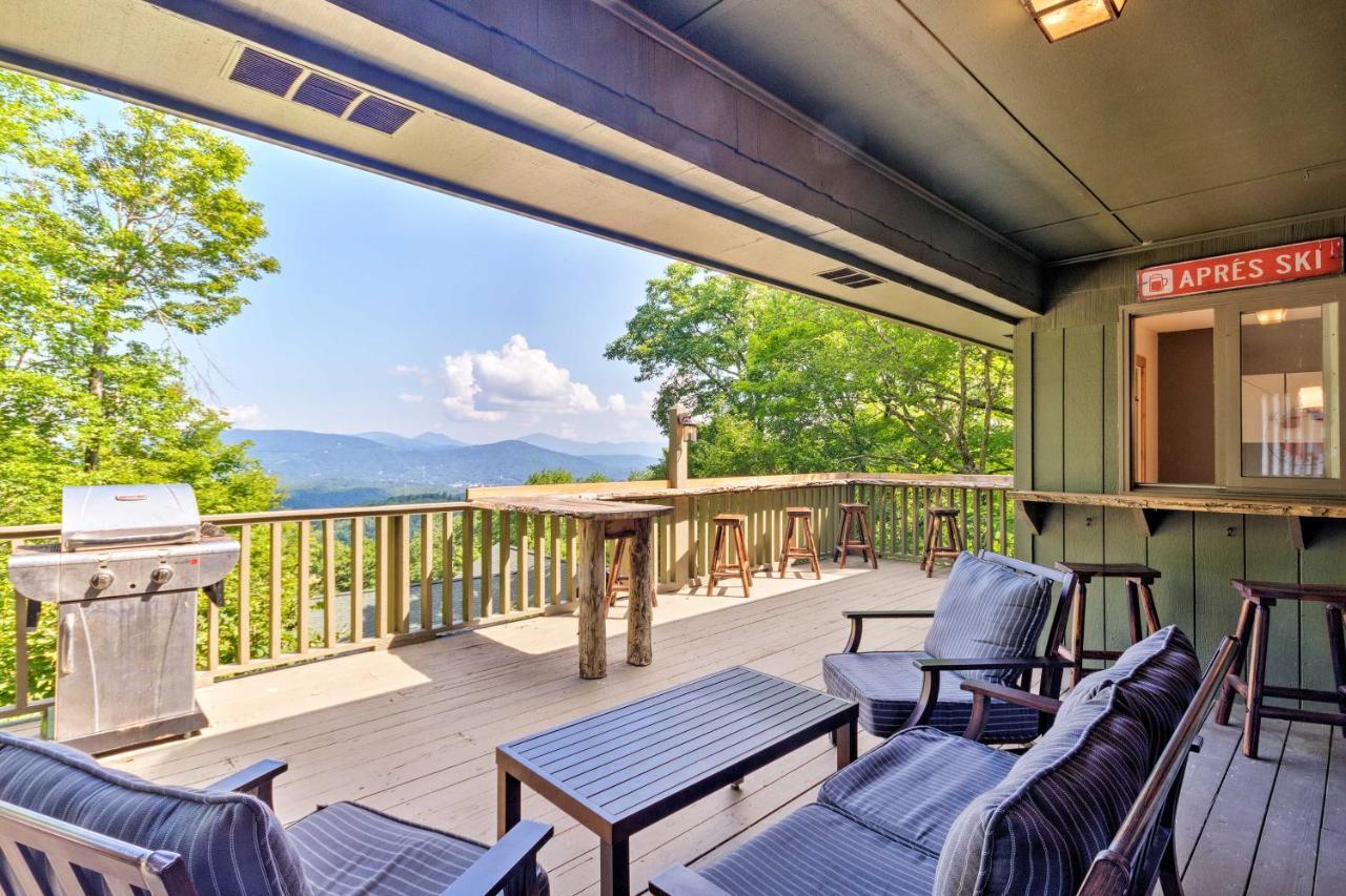 Cabin With Hot Tub And Mountain Views Less Than 5 Mi To Boone Блоуинг-Рок Экстерьер фото